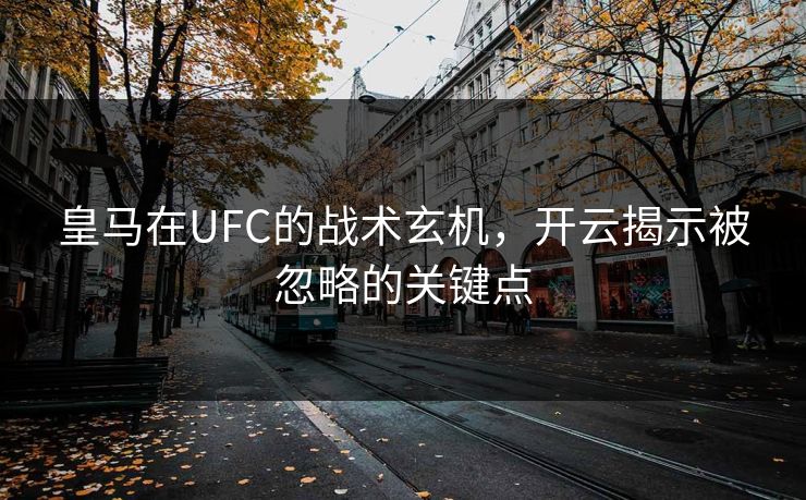皇马在UFC的战术玄机，开云揭示被忽略的关键点